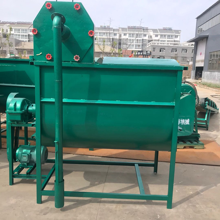 自动化养殖饲料搅拌机 不锈钢混料机 混合均匀秸秆粉碎混合机