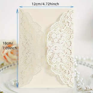 Export Export Wedding Beautiful Butterfly Lace Greeting Card Laser Cut Wedding Invitation European Style Wedding Invitation Factory Wholesale