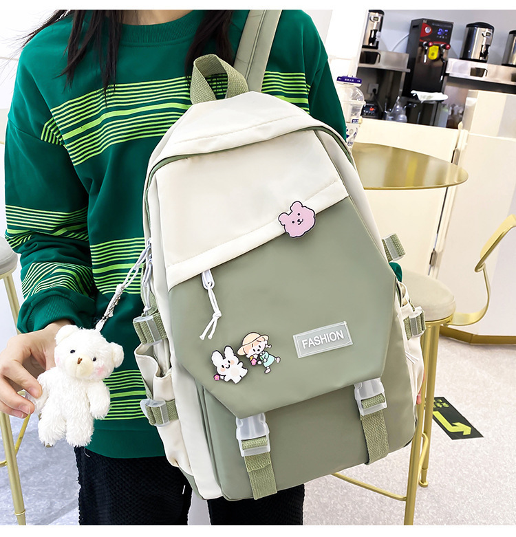 Solid Color Casual Daily Women's Backpack display picture 2