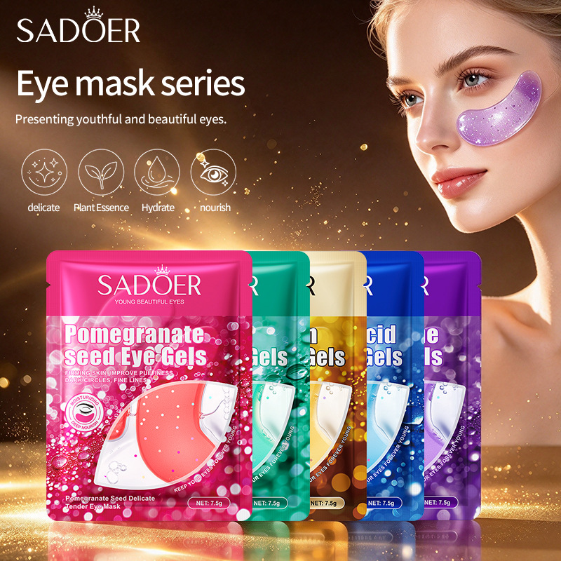 English SADOER ergothioneine firming eye mask moisturizing eye mask cross-border foreign trade wholesale