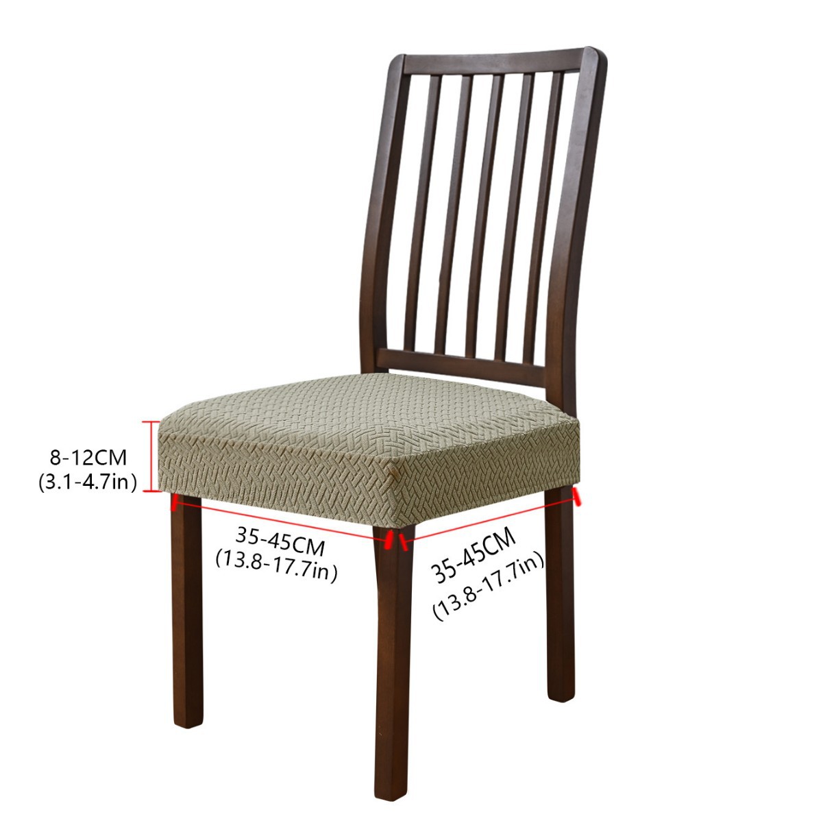 Amazon Jacquard transfronterizo T a prueba de agua estriado doble cubierta de asiento elástico taburete cubierta de asiento en stock