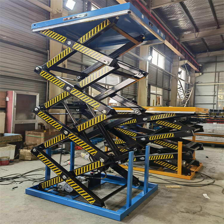 厂家固定剪叉式升降机电动液压举升机仓库厂房车间大吨位 升降平