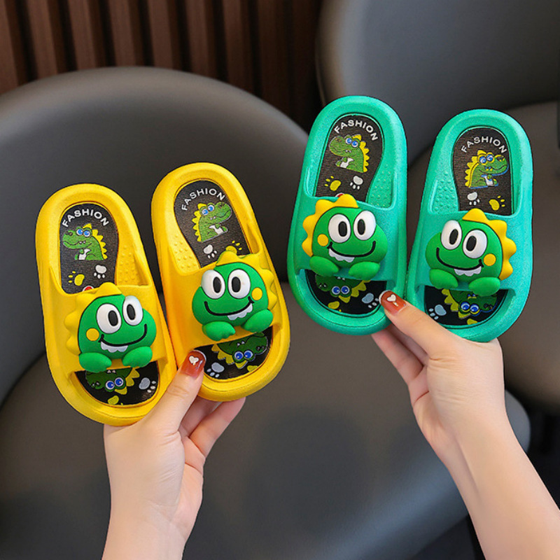 Children's Slippers Summer Cute Cartoon Boys Baby Kids Middle and Big Children Non-slip Women's Slippers Indoor Home