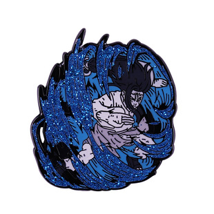 Anime Naruto Yixiong Ningzi Brooch Skill Blue Flash Badge