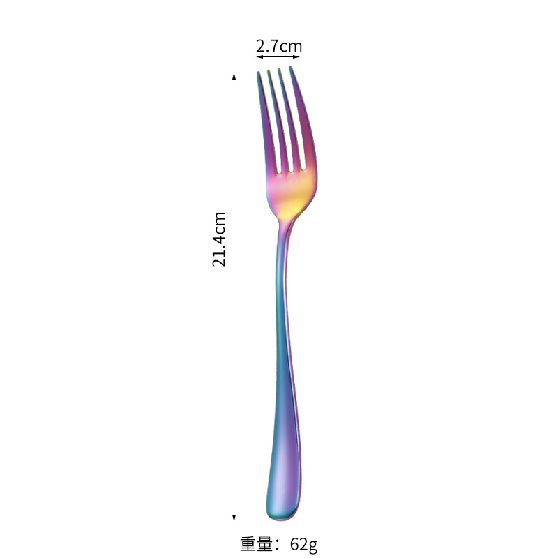 Tenedor de color mágico