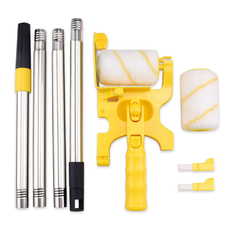 Cepillo de rodillo de corte transfronterizo pintura de látex separación de color cepillo de pintura pared techo pintura herramienta cepillo de pared artefacto