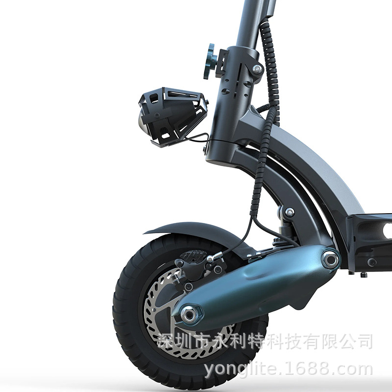 Factory direct sales 8.5 inch dual-drive 2000W electric scooter folding adult off-road two-wheel lithium battery electric vehicle
