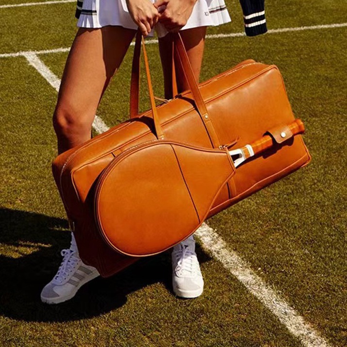 Nueva Bolsa de Raqueta de Tenis, Bolsa Deportiva de Piel Sintética, Bolsa de Transporte para Deportes de Club, Bolsa de Deporte al Aire Libre, Equipo Deportivo de Fábrica