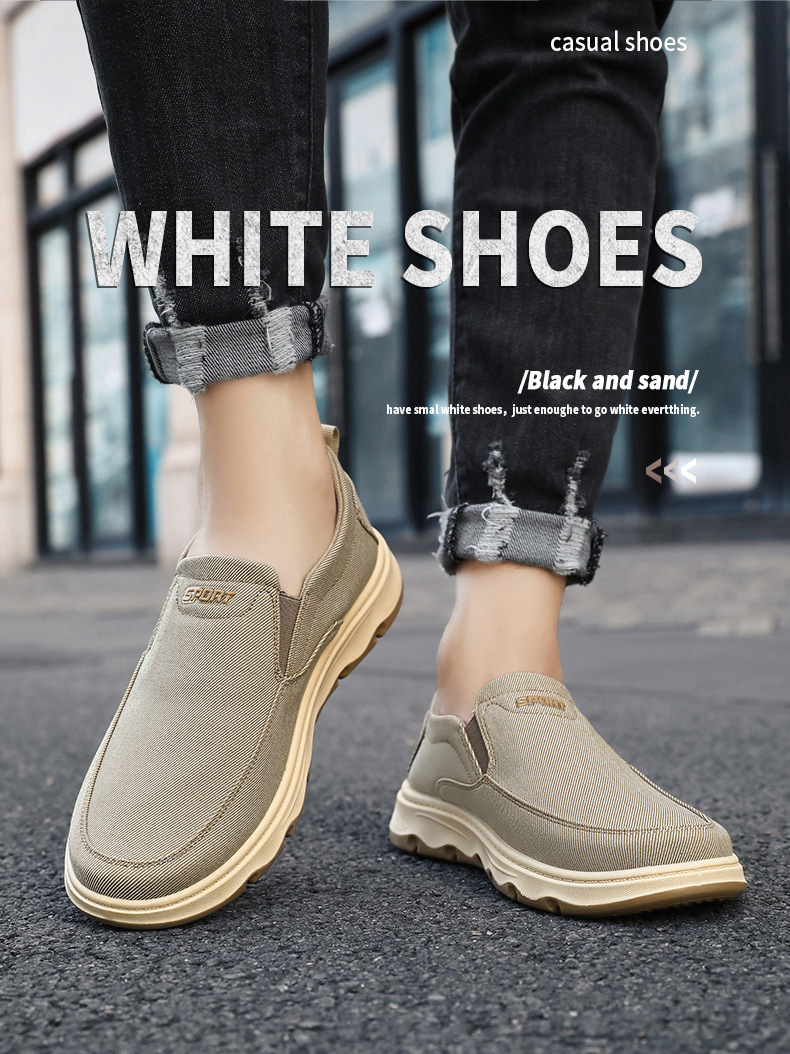 Shoes Men's New Single Shoes British Style Doudou Shoes Dad Shoes One Pedal Casual Sports Shoes_voghion.com