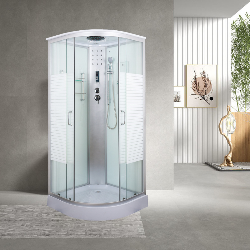 Arc fan shower room glass partition door integrated bathroom integrated bathroom wet and dry separation integrated shower room Arc fan shower room glass partition door integrated bathroom integrated bathroom wet and dry separation integrated shower room
