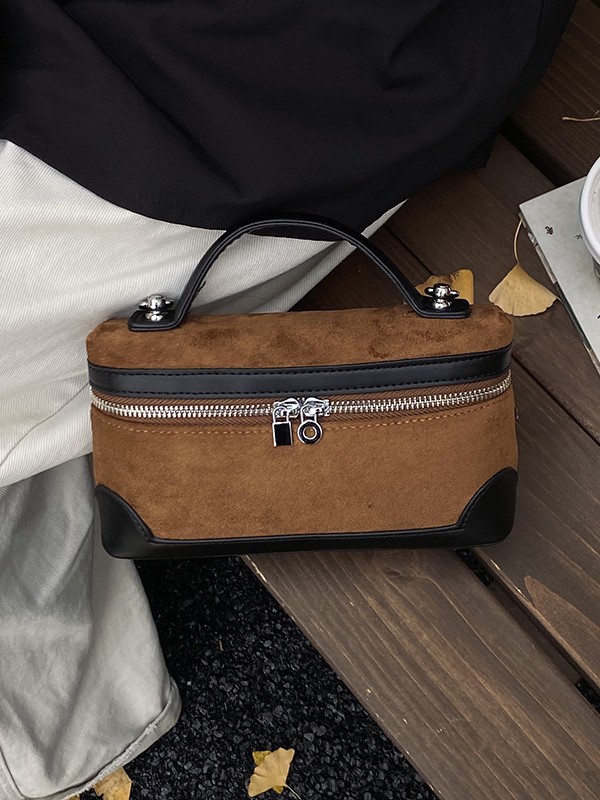 Bolso de mujer 2025 nueva moda caja de mano bolso cuadrado de alta calidad color retro versátil bolso de mochila