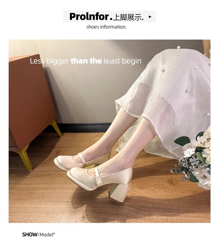 B8802 600K GIÀY CAO GÓT NỮ HUITDOU GÓT VUÔNG PHỤC CỔ CỔ ĐIỂN GIÀY DÉP NỮ G01 SẢN PHẨM MỚI
