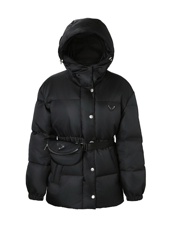 Original factory release, new autumn/winter 2025 casual fashion women's hooded down jacket with waist bag design Original factory release, new autumn/winter 2025 casual fashion women's hooded down jacket with waist bag design