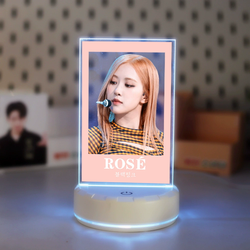 Корейская женская группа Blackpink стиль Лиза Джисoo Дженни Роуз цветной ощупь маленький ночник 18