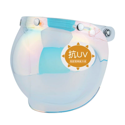 Dəbilqə (Kaska) aksesuarları, retro sun protection UV protection - aurora-red