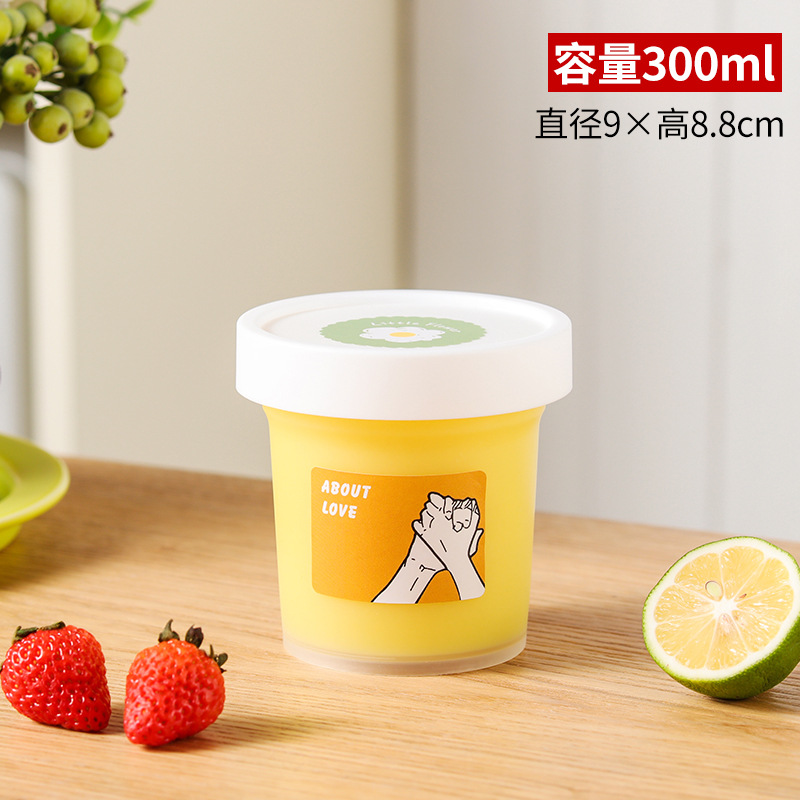 Taza de pudín desechable doble cuenco especial de leche gelatina postre taza de yogur de coco taza de helado