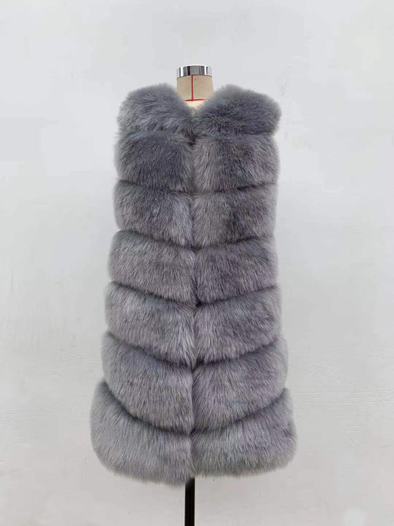 Damen Kunstfellweste Ärmellose Weste Für Herbst Und Winter_voghion.com