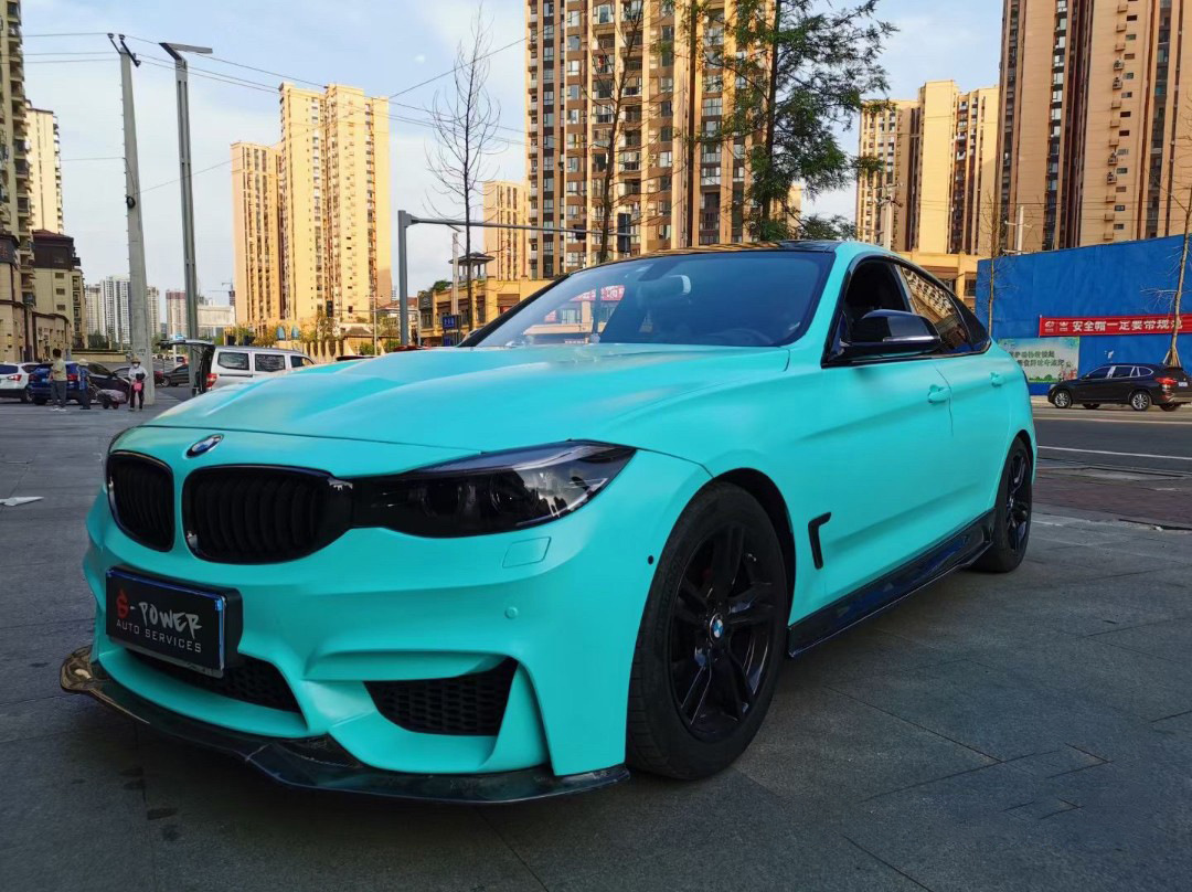 Bmw 3 Series Gtf34 Modified with M4-Style Wide-Body Front and Rear Bumper Kit, Non-Destructive Upgrade