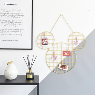ins style Nordic creative personalized wall hanging message Photo Wall iron hanging decoration children's room wall decoration