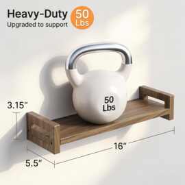 跨境墙面浮动搁板壁挂架客厅卧室多层置物架厨房加长型储物架简约