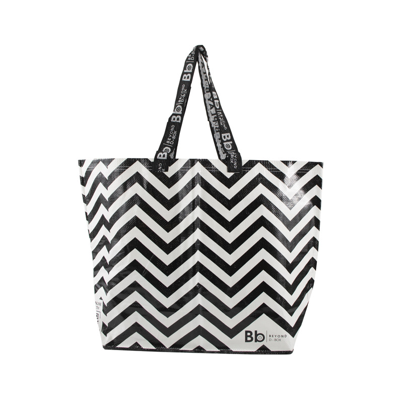 PP手提编织袋大容量蛇皮袋彩印淋膜复合搬家袋定作加工收纳衣物