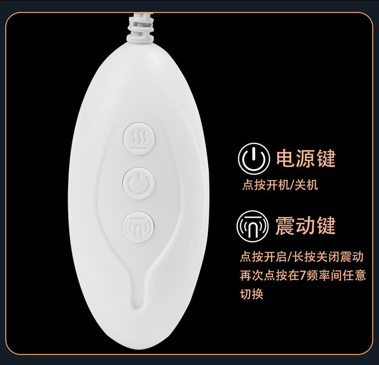 Jiuai Extra Large Shaped Dildo Gun Female Masturbator, Liquid Silicone, Flesh Tone — detail image 10