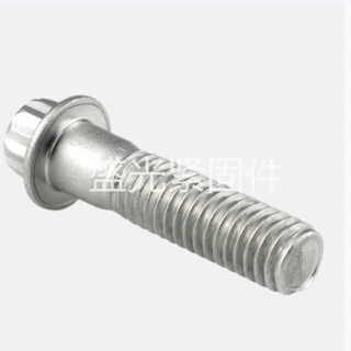 浙江宁波 cnc 机加工非标 10.9 级镀镍汽车梅花头十二角法兰面螺