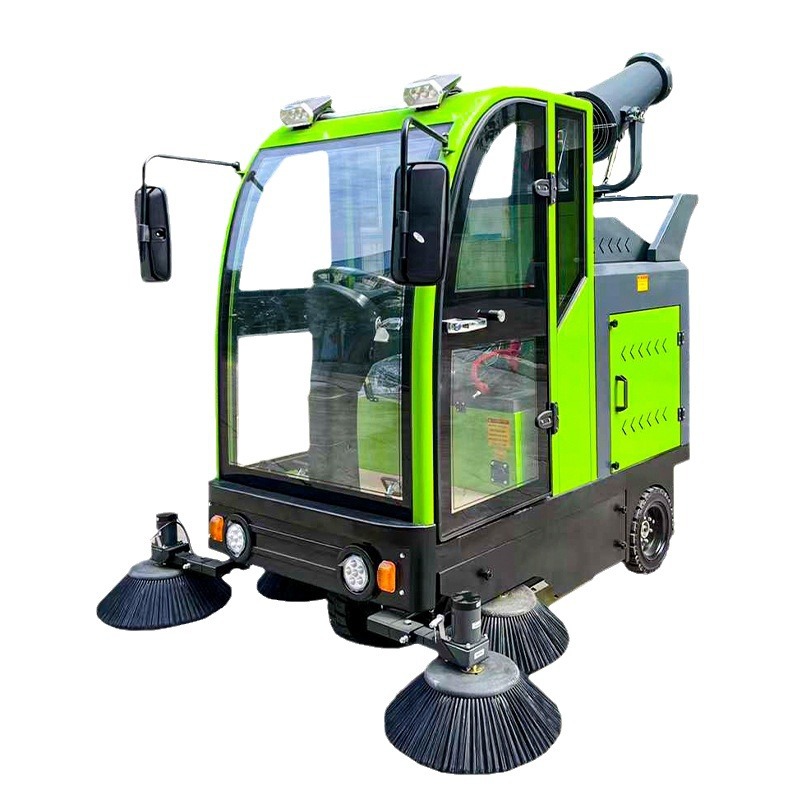 Lavadora de suelo de conducción taller de fábrica industrial garaje barredora de suelo centro comercial propiedad almacén hospital camión de limpieza