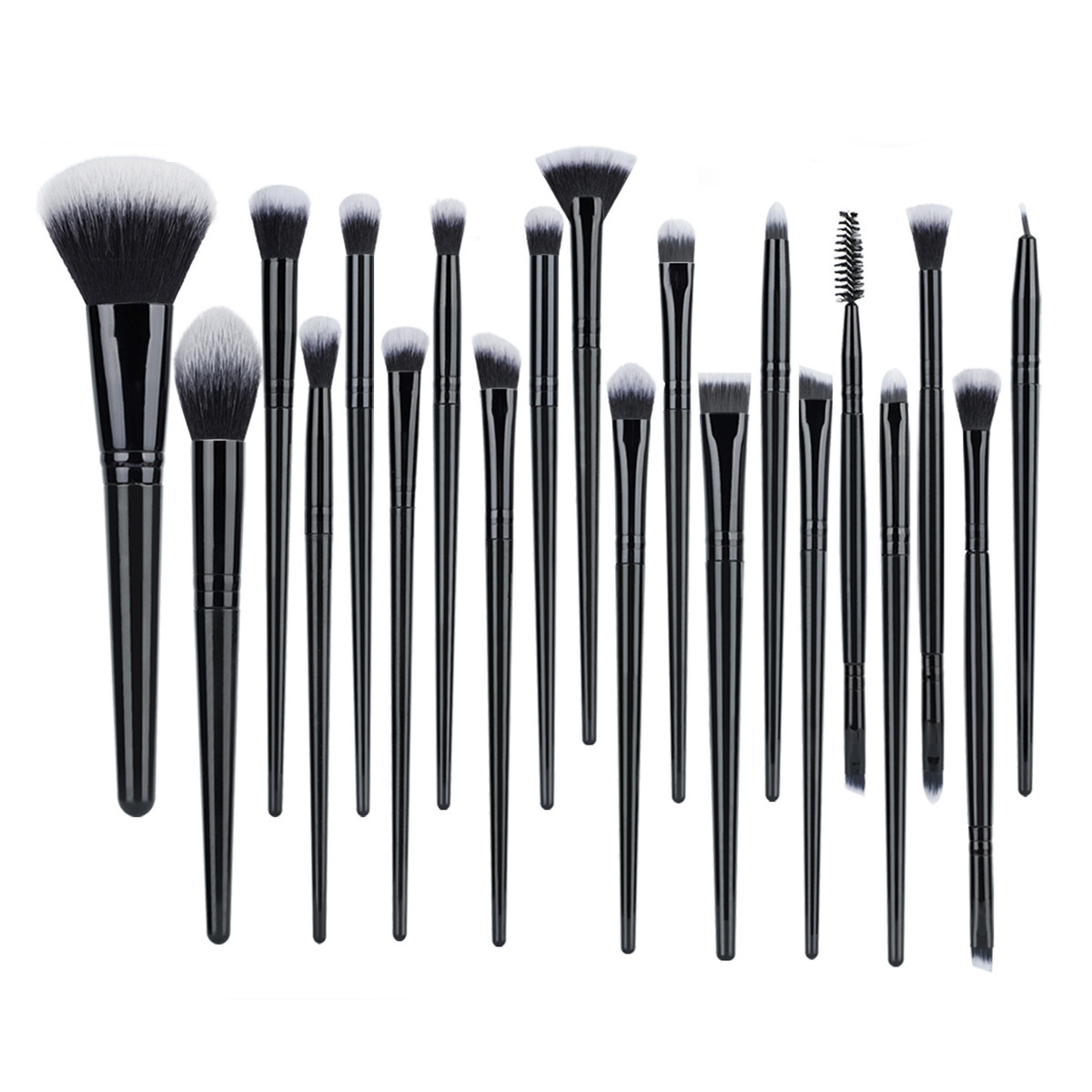 Cross-border explosion 20 Cosmetic brush Brush set soft Loose paint Eye shadow brush Concealer Brush Multicolor Makeup tool goods in stock