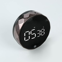 Rotating Timer Large Screen Round Magnetic Electronic Timer Reminder for Study Kitchen Baking Countdown Timer Cross-border
