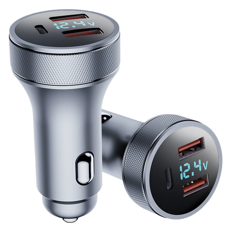Металлическая цифровая зарядка автомобиля PD36 W быстрая зарядка QC3.0 супер быстрая зарядка высокая мощность