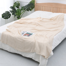 亚马逊爆款新款六层纱布毯纯棉毯子办公室午睡盖毯跨境热销沙发毯