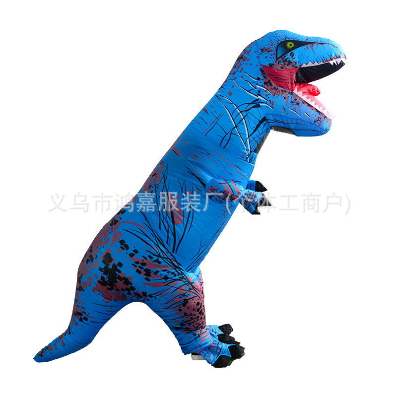 Transfronterizos Amazon Halloween Tiranosaurio Dinosaurio Inflatable Disfraz de Cosplay Extraño Dinosaurio Inflatable