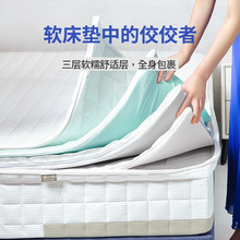 床垫软垫家用加厚席梦思经济型可拆洗双人1.8m海绵沉浸
