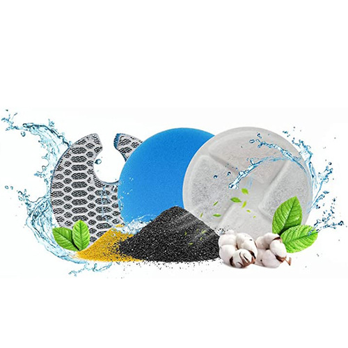 Pet water dispenser filter element cat water dispenser filter cotton resin activated carbon purification filter cotton element can be customized