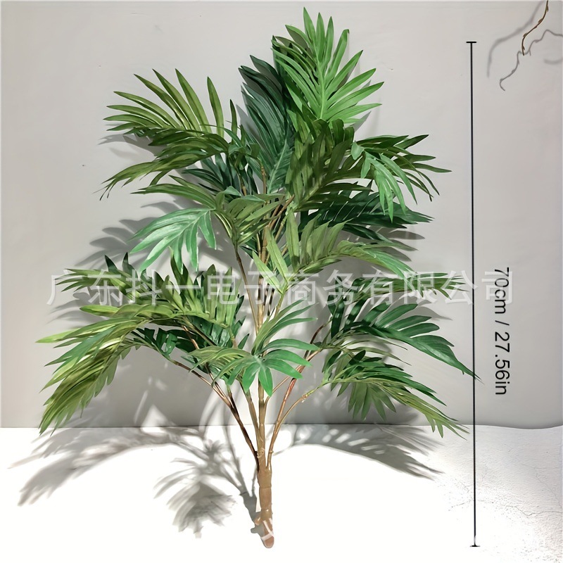 Spot cross-border nórdico simulación plantas verdes cola suelta girasol en maceta interior sala de estar decoración del hogar hojas de hierro árbol falso bonsai