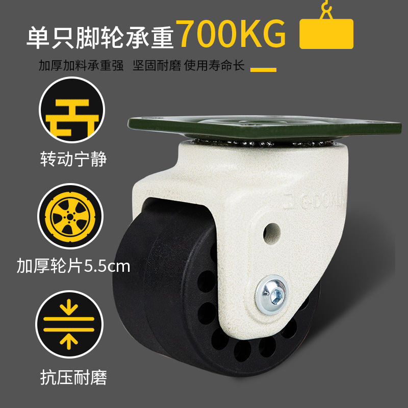 Replace the Icicle type castor J-CRB31-D75-NM / J-CRB32-D60-NM with swivel brake castor