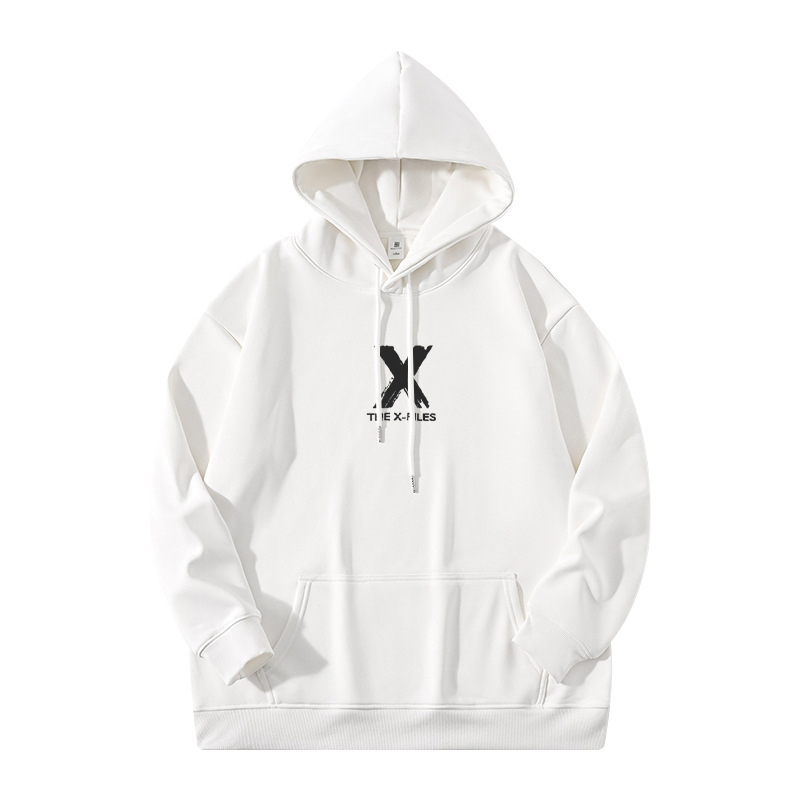 Otoño nuevo suelto pesado sudadera con capuzas letras masculinas y femeninas estilo de moda americana estilo de Hong Kong pareja camisa de manga larga