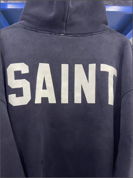 Sweatshirt com capuz unisex letras estampado estilo desgastado_voghion.com
