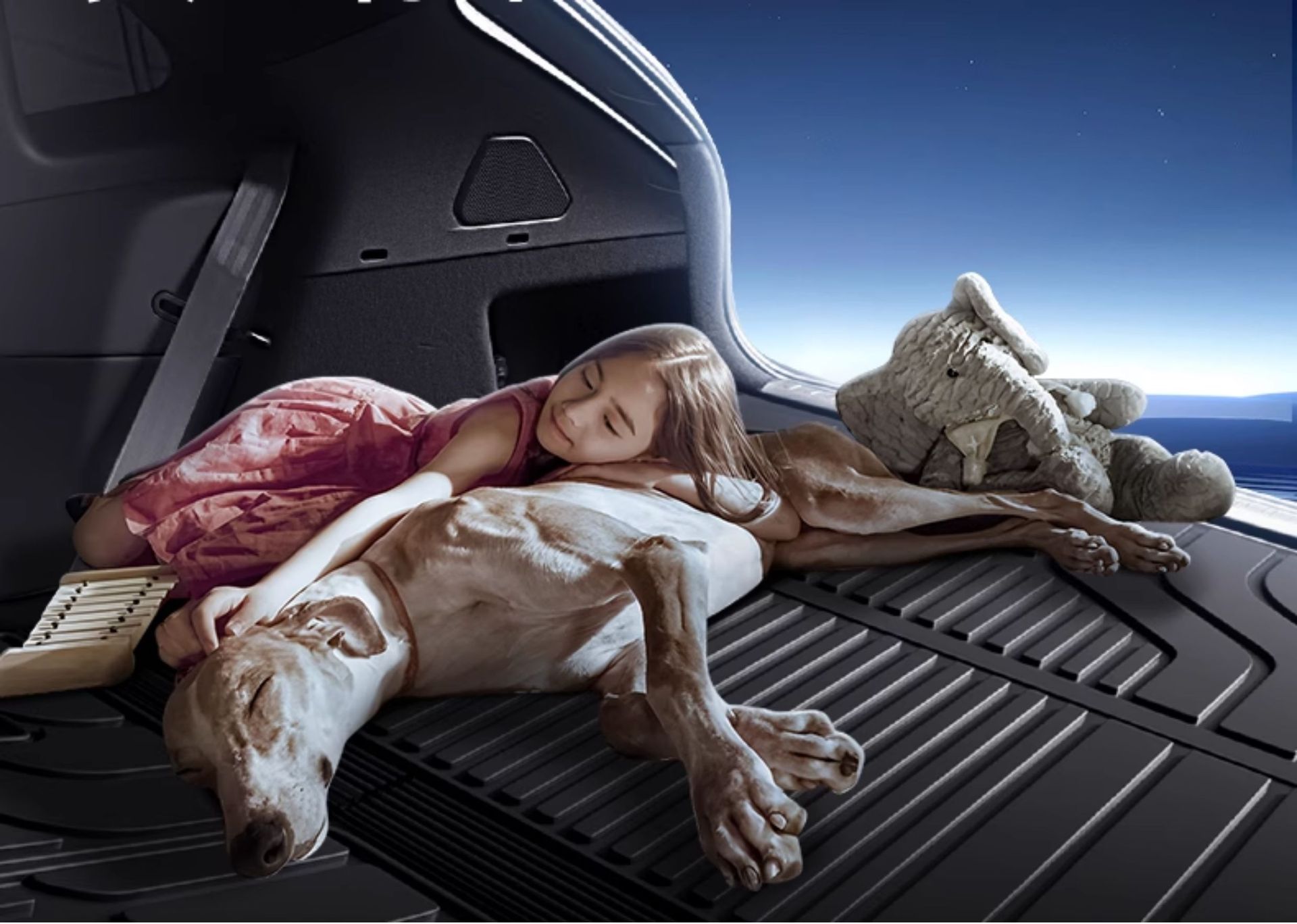 Suitable for Toyota Platinum 3X Trunk Mat Tpe25 New Special Integrated Trunk Mat Car Modification Supplies