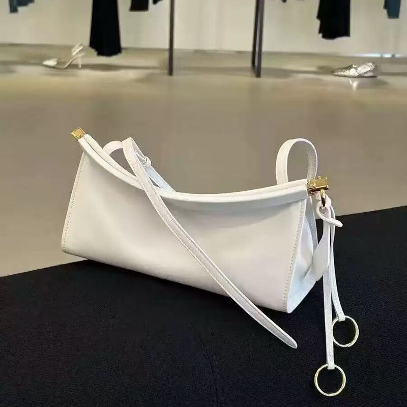 Alai Same Style Armpit Bag Retro Baguette Bag Crescent Bag Clip Bag Fashionable Shoulder Crossbody Bag Women's Commuter Bag
