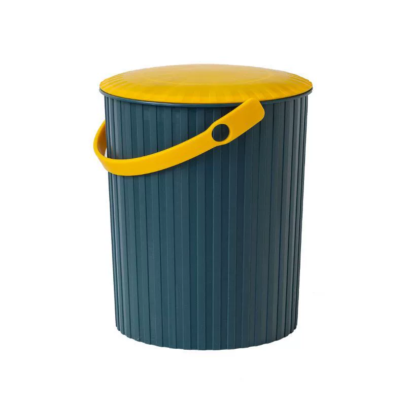 Ведро-табурет, на котором можно сидеть, утолщенное пластиковое ведро для дома, ванной комнаты, портативное ведро для стирки, рыбалки с местом для хранения в детском саду