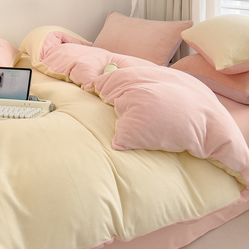 Milkshake + light pink [high weight milk velvet double warm]]