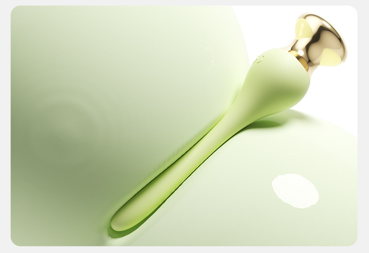 Mystery Cloud Feather Anal Plug, Dual-Purpose Silicone and ABS Vibrating Plug, Forest Green — detail image 17