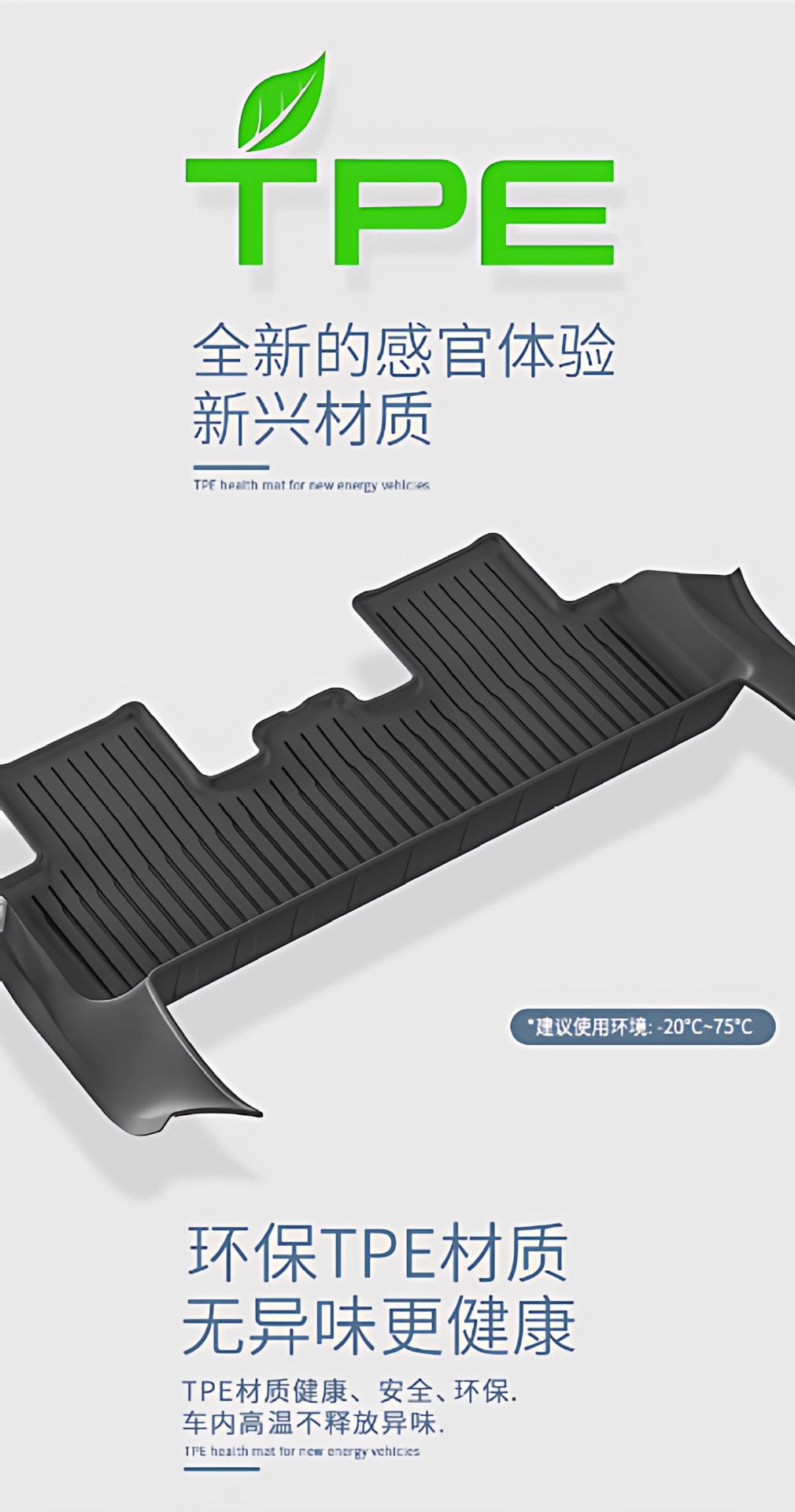 Suitable for Tesla's Full Tpe Floor Mats, 25-Year Updated Version, Model Y Floor Mats, Trunk Mats Wholesale