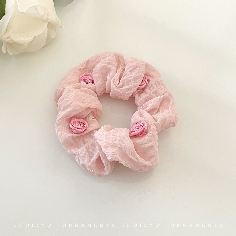 Banda de pelo de intestino grueso ins estilo coreano celebridad de Internet simple cerdo grasa salchicha banda de goma corbata femenina cabeza Corea del Sur verano JK diadema caja de cuero femenina