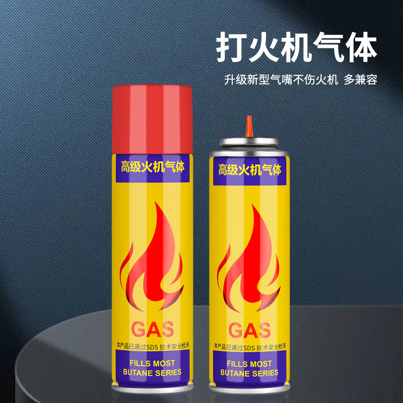 encendedor de gas de alta pureza gas líquido llenado de gas llenado de gas llama abierta encendedor de gas doméstico China