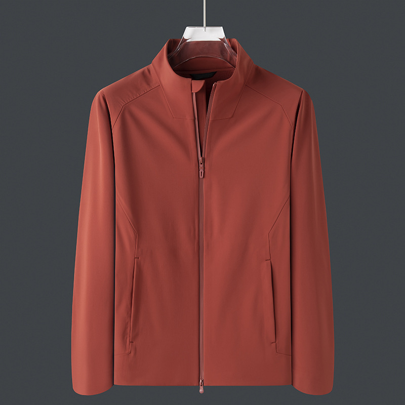 High-quality stand-up collar autumn and winter casual long-sleeve outdoor softshell jacket, windproof and waterproof sports coat 8651