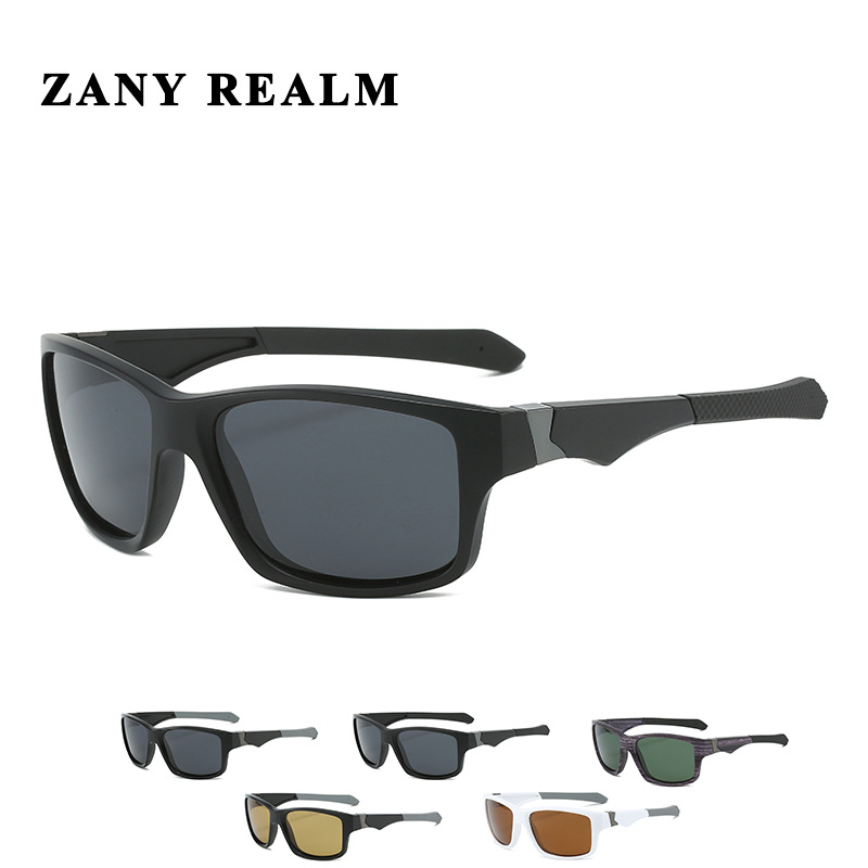 Nuevos deportes de los hombres polarizados transfronteriza gafas de sol deportivas británica simple casual gafas de sol cuadradas fabricante en stock