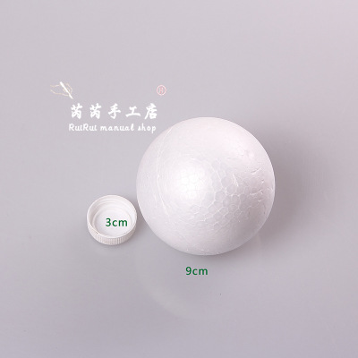 Blanco poli dragón tamaño sólido hueco bola de espuma DIY material boda ventana apoyos bola ESTRELLADO